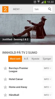 TV 2 Sumo android App screenshot 11