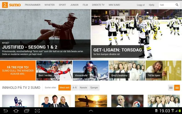 TV 2 Sumo android App screenshot 7